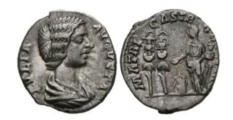 Denario de Julia Domna, Roma, 198 d.C.