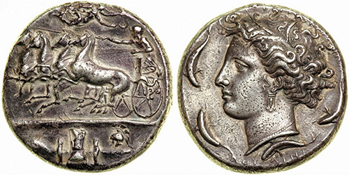 Abidos en Troas 320bc Apollo Eagle auténtico Original Antigua moneda griega i47868 