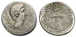 denarius octavian