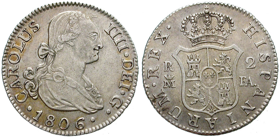 CARLOS IV. 2 REALES. MADRID