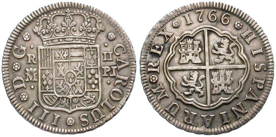 CARLOS III. 2 REALES. MADRID